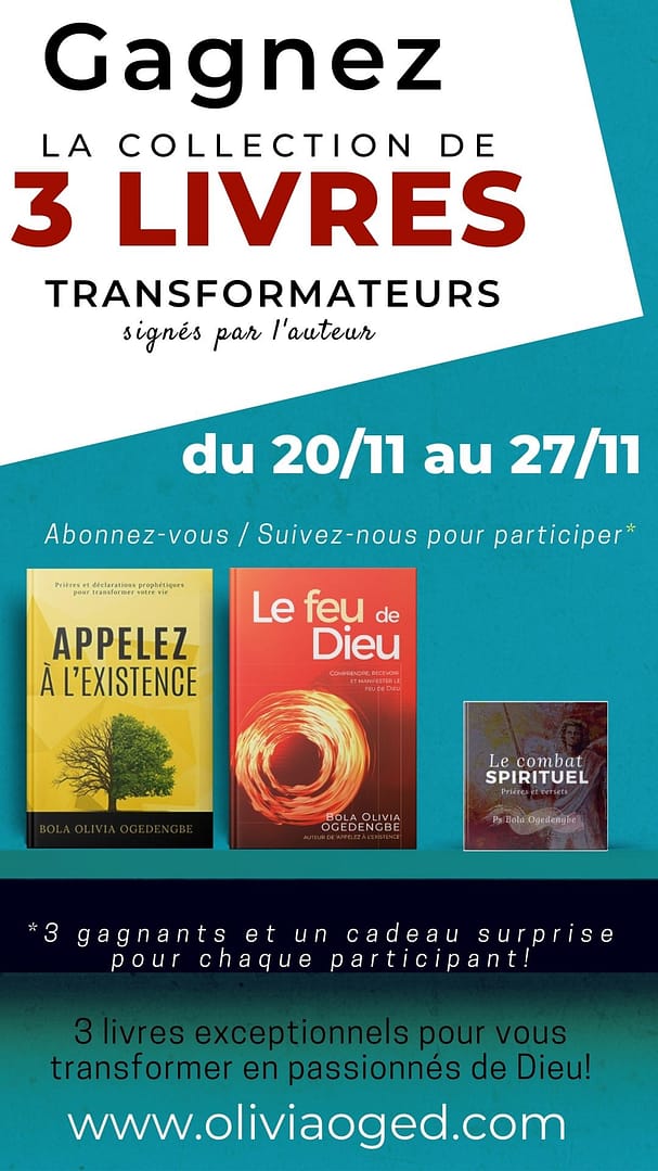 3 livres transformateurs à gagner